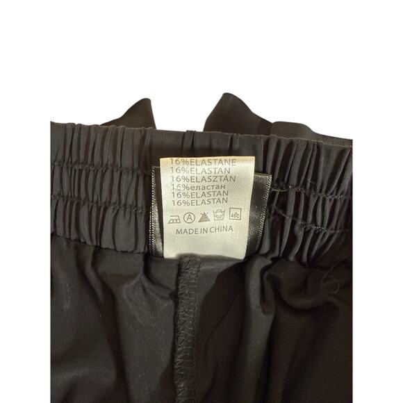 Exarus Pack of 2 Girls Kids High Waisted Running Short Tennis Size 14 Black Pink - Picture 12 of 12